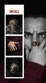 Mexican Skull Ring - Image 2