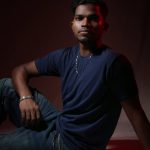 Navy Blue Basic T-shirt